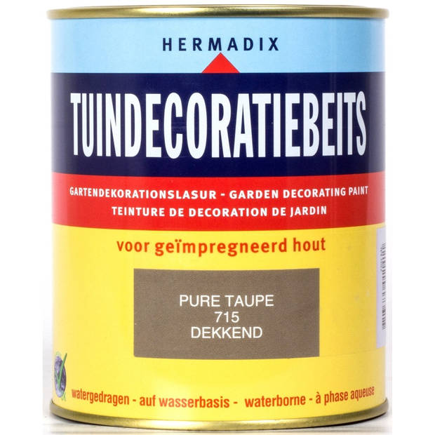 Hermadix - Tuindecoratiebeits 715 pure taup 750 ml