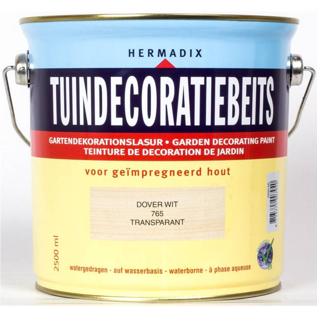 Hermadix - Tuindecoratiebeits 765 dover wit 2500 ml
