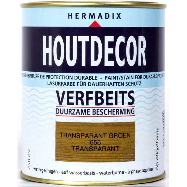 Hermadix - Houtdecor 656 transparant groen 750 ml