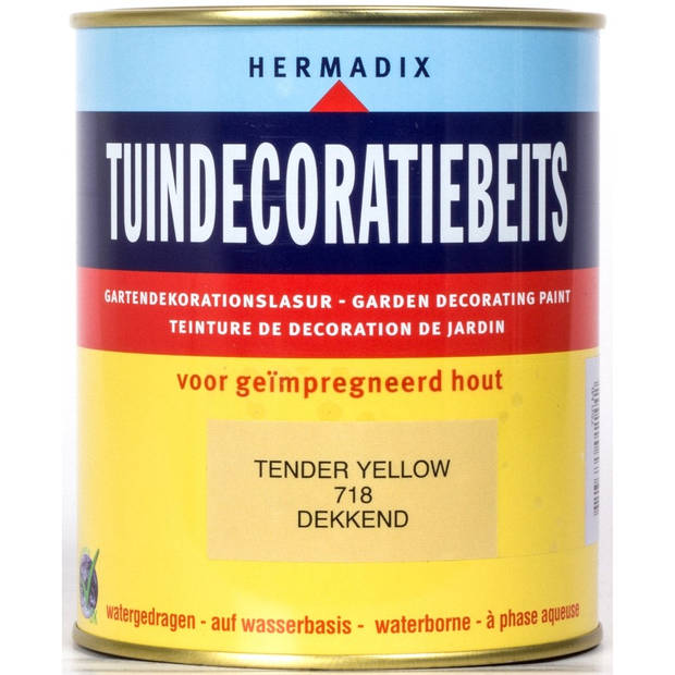 Hermadix - Tuindecoratiebeits 718 tender yellow 750 ml