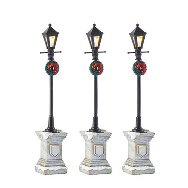 Luville - Street lantern on foot - set of 3