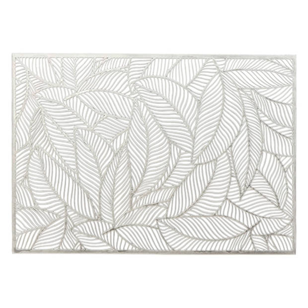 Placemat Nissa 30x45 cm - Zilver