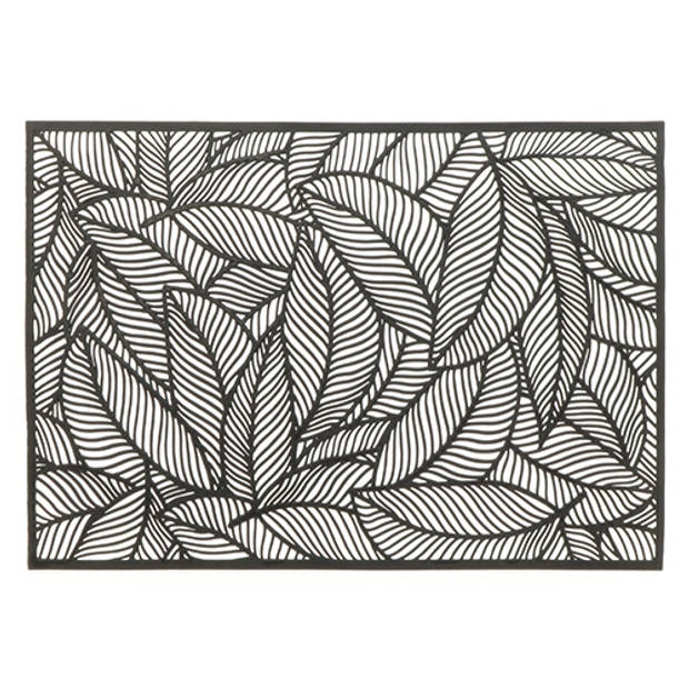 Placemat Nissa 30x45 cm - Zwart