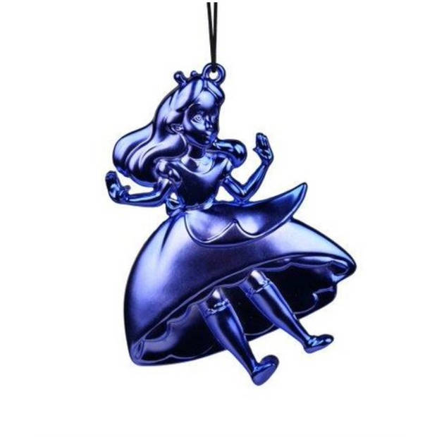 Kurt S. Adler - Ornament metaal alice blauw l12cm