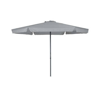 Blokker Garden Impressions Delta parasol Ø300 - licht grijs aanbieding