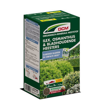 Meststof ilex, osmanthus & bladhoudende heesters (mg 1,5 kg sd od)