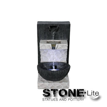 stonE'lite - Fontein texas l19,5b17,5h35,5 cm Stone-Lite