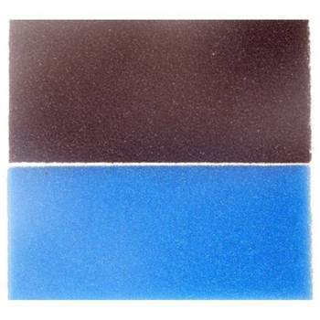 Ubbink - Filtermatten FiltraClear 6000/8000 1 x blauw 1 x zwart H4 x 26,5 x 11,5/12,5 cm