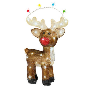 Lumineo Verlicht figuur - rendier - 47 cm - LED - kerstverlichting figuur