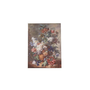 Anna's Collection - Buiten canvas 58x78cm stilleven met bloemen jan van huysum