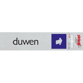 Pickup - Route Alulook 165 x 44 mm Sticker duwen amsterdam