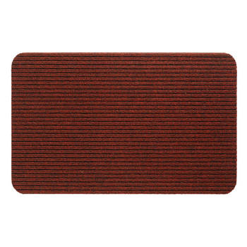 Ribmat fortuna 40 x 60 cm rood