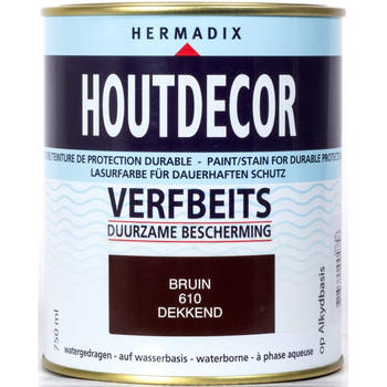 Hermadix - Houtdecor 610 bruin 750 ml