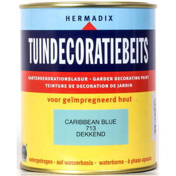 Hermadix - Tuindecoratiebeits 713 caribbean blue 750 ml