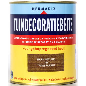 Hermadix - Tuindecoratiebeits 766 bruin 750 ml