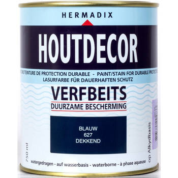 Hermadix - Houtdecor 627 blauw 750 ml