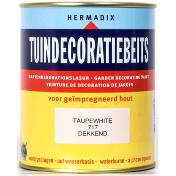 Hermadix - Tuindecoratiebeits 717 taupe white 750 ml