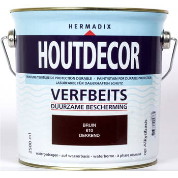 Hermadix - Houtdecor 610 bruin 2500 ml
