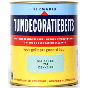 Hermadix - Tuindecoratiebeits 714 aqua blue 750 ml