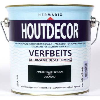 Hermadix - Houtdecor 632 amsterdam groen 2500 ml