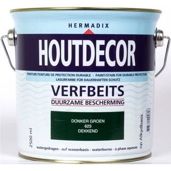 Hermadix - Houtdecor 623 donker groen 2500 ml