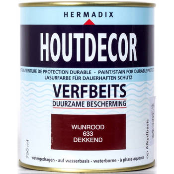 Hermadix - Houtdecor 633 wijnrood 750 ml
