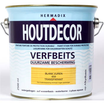 Hermadix - Houtdecor 659 blank vuren 2500 ml