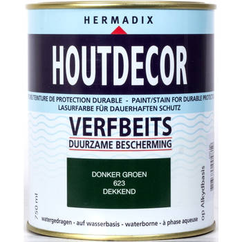 Hermadix - Houtdecor 623 donker groen 750 ml