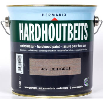 Hermadix - Hardhoutbeits 462 licht grijs 2500 ml