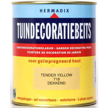 Hermadix - Tuindecoratiebeits 718 tender yellow 750 ml