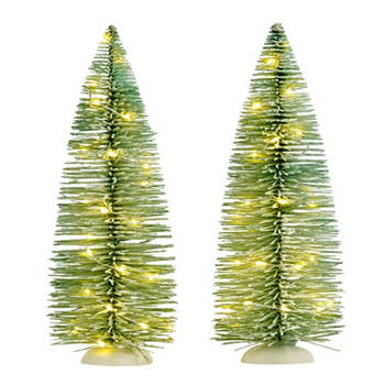 Luville - Frosted tree Warm White Lights 2x