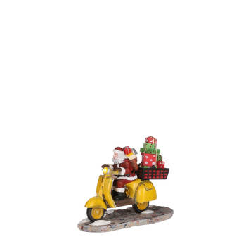 Luville - Santa is in a hurry battery operated - l10xw5xh8cm