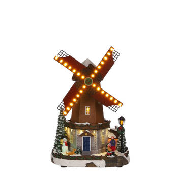 Windmill battery operated - l20,5xw16xh30,5cm