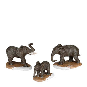 Luville - Elephant family 3 stuks - l11xb6xh8cm
