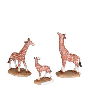 Luville - Giraffe family 3 stuks - l9,5xb4,5xh13cm
