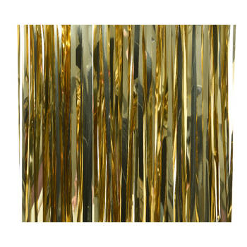 Decoris - Gordijn pvc l0.10b90h200cm goud