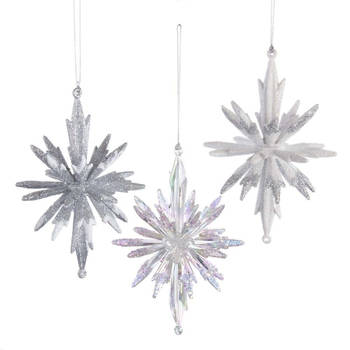 Kurt S. Adler - Icicle Snowflake 5.1 Inch