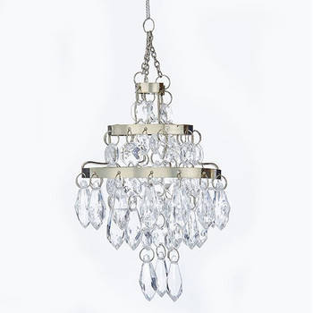 Kurt S. Adler - Clear Bead Chandelier Ornament 2,75 inch