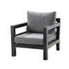 Yoi - Midori lounge chair alu black/panther black