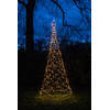 Anna's Collection - Tree With Star On Pole diameter100X320 cm480 Led Classic Warm