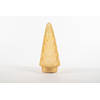 Anna's Collection - Tree Glass 10,5X24,5Cm Matt Gold With Golden Base 10Led