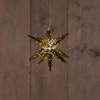 Anna's Collection - B.O.T. Gold 3D Star 12 cm 1Led Warm White 1,5M