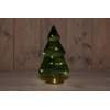 Anna's Collection - B.O.T. Tree Glass 15X28,5 cm Green With Golden Base 10Led