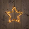 Anna's Collection - B.O.T. Outdoor Black Star 50X49,5 cm80 Led Classic