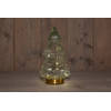 Anna's Collection - B.O.T. Tree Glass 15X28,5 cm Clear With Golden Base 10Led