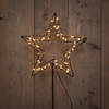 Anna's Collection - B.O.T. Outdoor Black Star On Stick 31,5X100 cm50Led Classic