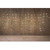 Anna's Collection - ICICLE LIGHTS 90L 180X70CM LED WARM WIT 18 STRENG 3/5/7/3/5/7 5M TRANSPARANT AANLOOPSNOER 4.5V/IP...