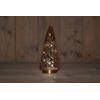 Anna's Collection - B.O.T. Tree Glass 13X28,5 cm Pink With Golden Base 10Led