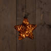 Anna's Collection - Star Antique Gold 15Cm/10Led Classic Warm / Mercury Cop