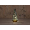 Anna's Collection - B.O.T. Tree Glass 10X23,5 cm Grey With Golden Base 10Led